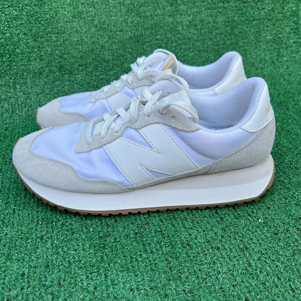 New Balance 237 Nimbus Cloud White WS237NN Women’s size 10B Used no original box - Picture 6 of 16
